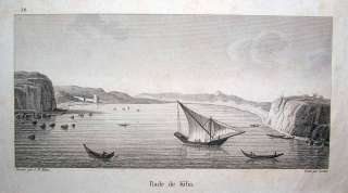 1822 Jean Baptiste Hilaire View SILE Turkey Coast, Dhow  