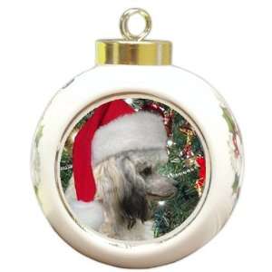  Poodle Dog Christmas Holiday Ornament