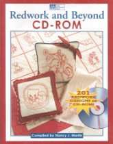 Quilting Books Quilt Patterns and History   Redwork and Beyond CD ROM 