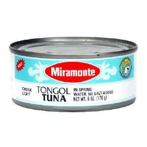    Miramonte, Tuna Water Chk L Ns, 6 OZ