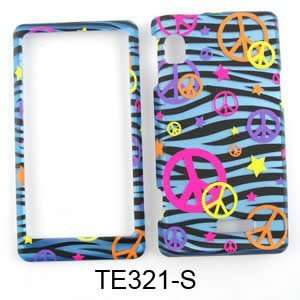 CELL PHONE CASE COVER FOR MOTOROLA DROID 2 II A955 TRANS PEACE SIGNS 