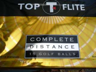 NEW Top Flite Complete Distance 15 golf ball pack  