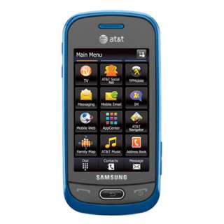 Samsung SGH A597 Eternity II   Blue (AT&T) Cellular Phone 635753483901 