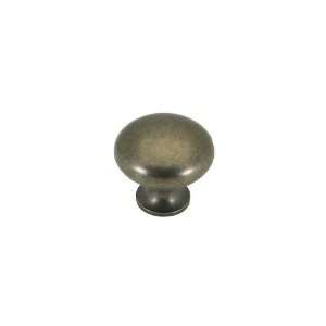   knob 1 1/4 diameter hollow brass antique english