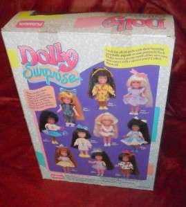 Playskool Dolly Surprise Doll 1989 NIB Ponytail Grows Tea for Two 
