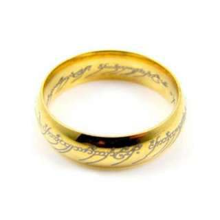 Lord of the Rings LOTR Rings 18K GOLD GP The One Ring of Power  