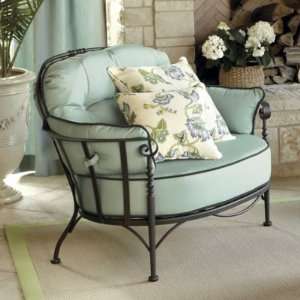   Oversized Chair Brown w/ Sand Cording  Ballard Designs