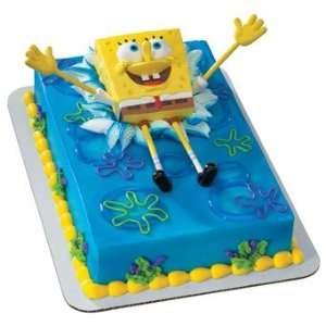  SpongeBob Bendy Cake Topper Set 