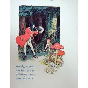  1931 Peter Pan Captain James Hook Fairy Colour Print