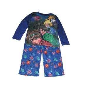 Bakugan Battle Brawlers Pajamas Sleepwear DVD Size 4 5  
