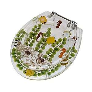  Clear Acrylic Tropical Fish Toilet Seat