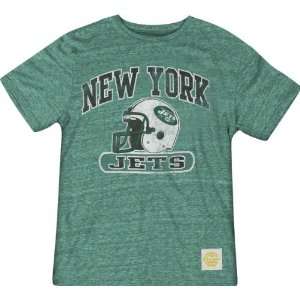  New York Jets Retro Sport Show Boat Tri Blend T Shirt 