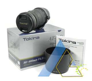 Tokina AT X840 AF D AF 80 400mm f/4.5 5.6 for Canon NEW  