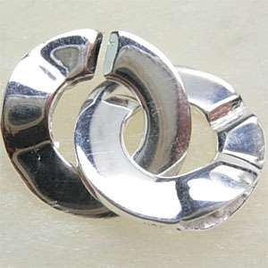 ST. Silver 12mm Round Component Toggle Clasp  
