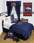 Denver Broncos NFL Licensed Twin Comforter 5 Piece Bed Set  