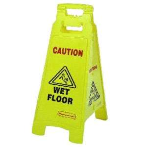  Rubbermaid Floor Sign w/ Caution Wet Floor