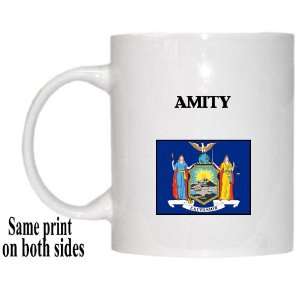  US State Flag   AMITY, New York (NY) Mug 