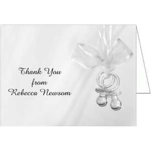  Grey Binkies Baby Shower Thank You Cards   Set of 20 Baby