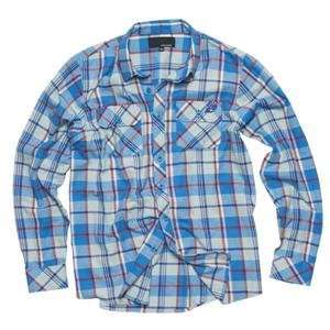   Ocotillo Long Sleeve Flannel Shirt   2X Large/Blue Automotive