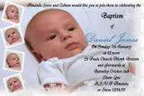 10 6x4 HOLY / FIRST COMMUNION PERSONALISED INVITES  