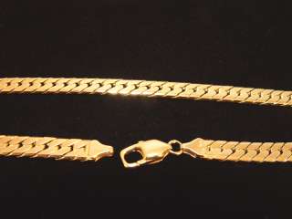 10K Yellow Gold 21.5 Herringbone Chain 50.19 Grams  