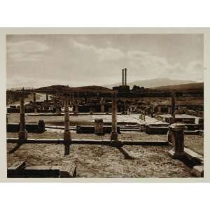  1924 Capitol Ruins Timgad Thamugas Algeria Photogravure 