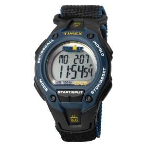   Lap Mega Black Case Black Fastwrap Strap Sports Watch Timex Watches