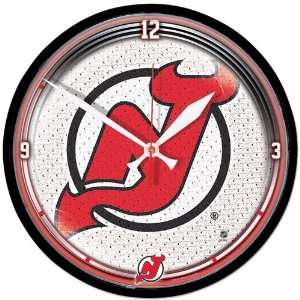  New Jersey Devils Clock Logo