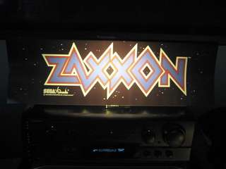 Zaxxon Jamma Arcade Marquee / Header  