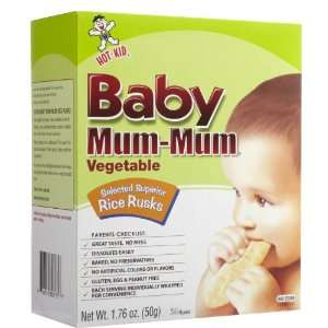  Hot Kid Baby Mum Mum Rice Rusks Vegetable    1.76 oz 