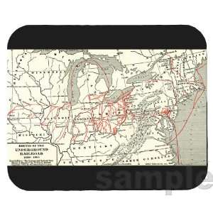  Underground Railroad Routes Mouse Pad 