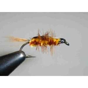  Spring Wiggler Brown/Yellow verigated #6 Sports 