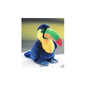  9 Inch Plush Green Toucan By SOS Toys & Games