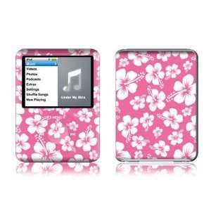 Aloha Pink Design Protective Decal Skin Sticker for Apple iPod nano 3G 
