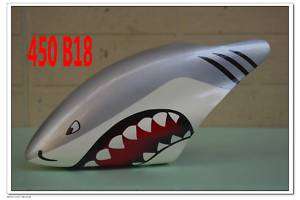 Tiger Shark Painted Fiber Glass Canopy Body F Trex 450  