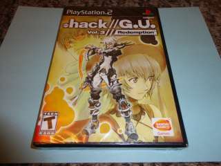 hack//G.U. Vol.3 Redemption (Sony PlayStation 2, 2007) new ps2 
