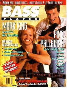 Bass Player Magazine Mark King/Pino Palladino March 1992 Vol. 3 No. 2 