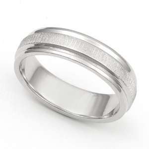  Platinum 5mm Engine Turned Wedding Band Ring, 4 Juno 