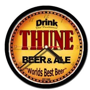  THUNE beer and ale cerveza wall clock 