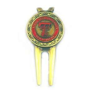  Texas Tech Red Raiders NCAA College Golf Divot Tool With 