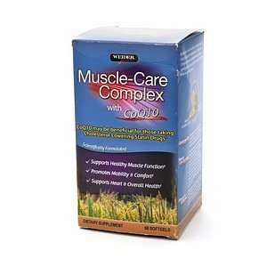  Weider Muscle Care Complex with CoQ10, Softgels, 60 ea 