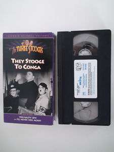 The Three Stooges They Stooge to Congo VHS Tapes  