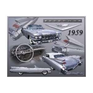  1959 Cadillac Eldorado Biarritz Collectible Metal Sign 