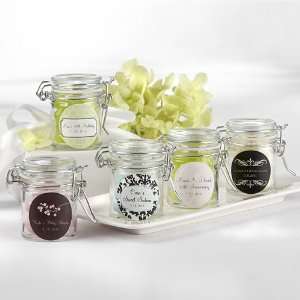  Personalized Glass Favor Jars