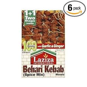 Laziza Bihari Kabab Masala, 100 Gram Grocery & Gourmet Food