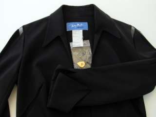 THIERRY MUGLER COUTURE BLACK CUT OUT JACKET MADE IN FRANCE SIZE 36 