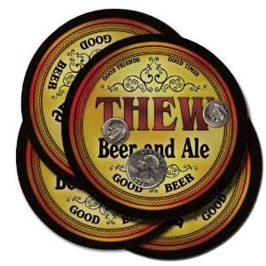  Thew Beer and Ale Coaster Set