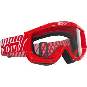  Scott USA 87 OTG Snowcross Goggles   Red Frame/Clear Lens 