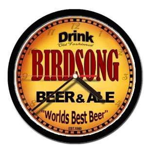  BIRDSONG beer and ale cerveza wall clock 
