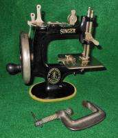   Machine CAST IRON Rare Antique1900s Singer Toy Miniature Table Clamp